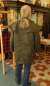 Preview: Kensington Antique Wax Short Cape, olive